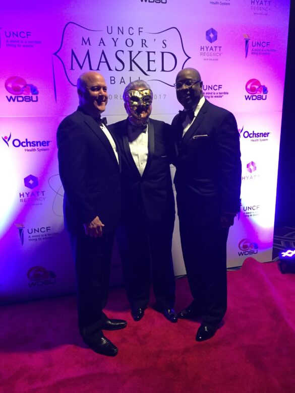 Rufino, Mayor of New Orleans Mitch Landrieu, Mr. Michael Smith, UNCF Chairman
