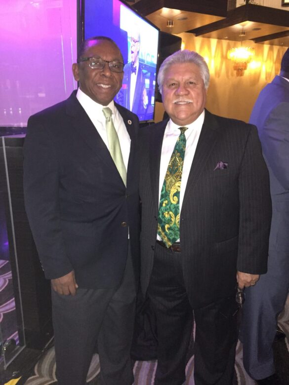 Rufino with Dr. C. Reynold Verret, President Xavier University